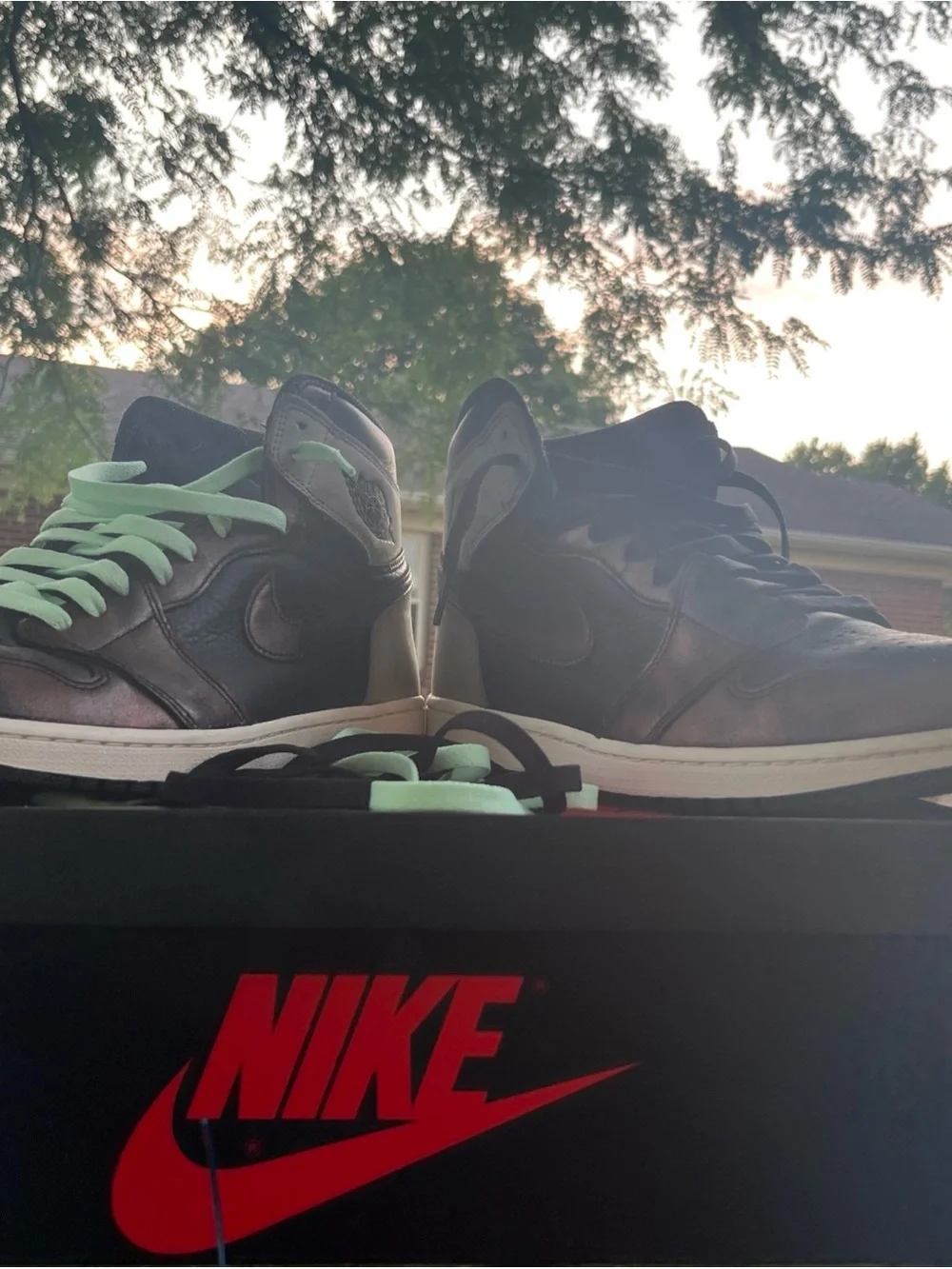 Jordan 1 High-Top Sneakers rust